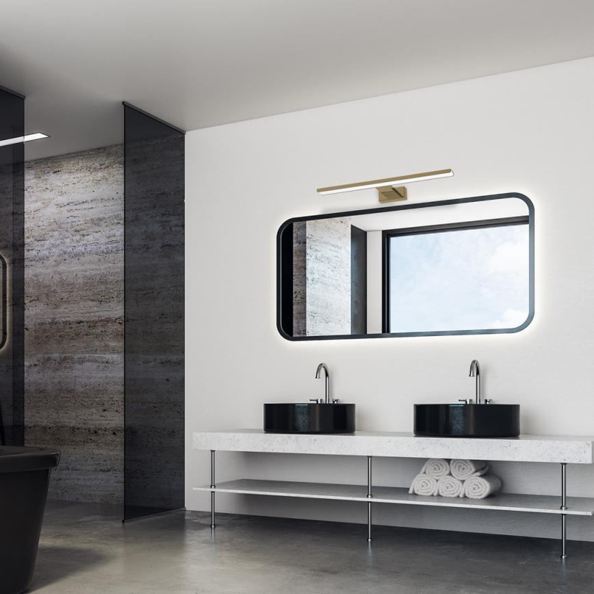 Iluminación LED para espejos de baño SHINE LED/13,8W/230V IP44 latón