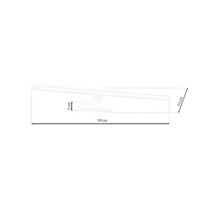 Iluminación LED para espejos de baño SPLASH LED/12W/230V IP44