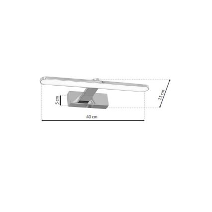 Iluminación LED para espejos de baño SPLASH LED/8W/230V IP44