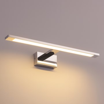 Iluminación LED para espejos LED/10W/230V 3000K cromo brillante