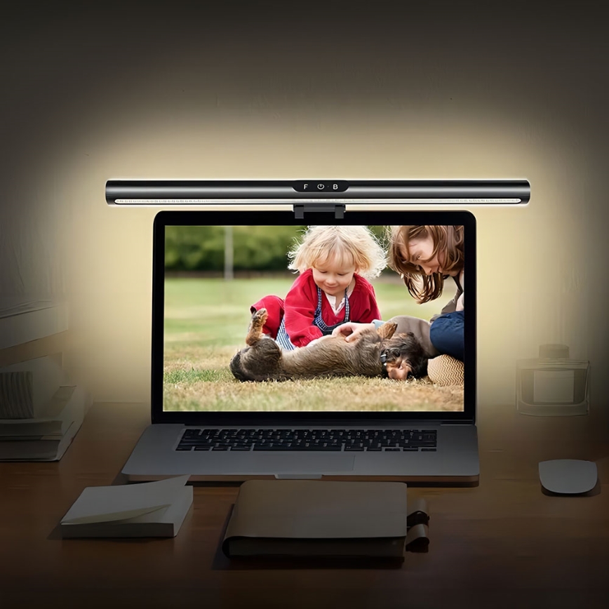 Iluminación LED regulable para monitor táctil LED/5W/5V 3000/4000/5000/6000K 42 cm negro