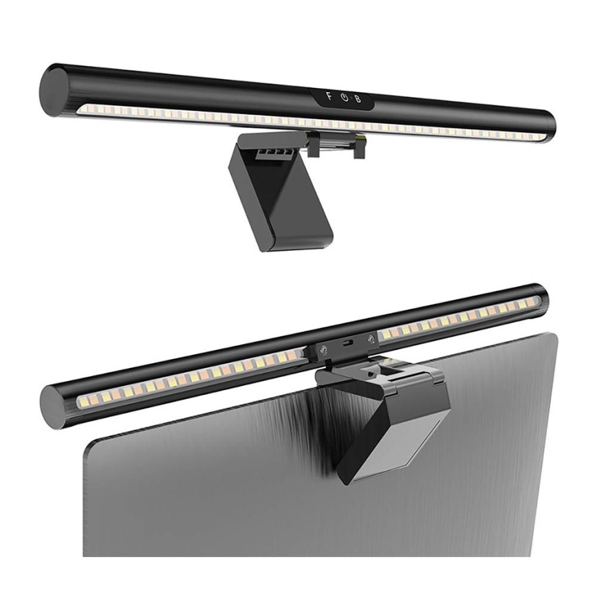 Iluminación LED regulable para monitor táctil LED/5W/5V 3000/4000/5000/6000K 42 cm negro