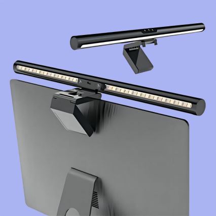 Iluminación LED regulable para monitor táctil LED/5W/5V 3000/4000/5000/6000K 42 cm negro