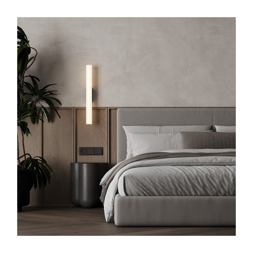 Luz LED para espejo de baño LINEA LED/8W/230V 3000/4000/6000K IP44 45 cm cromo mate