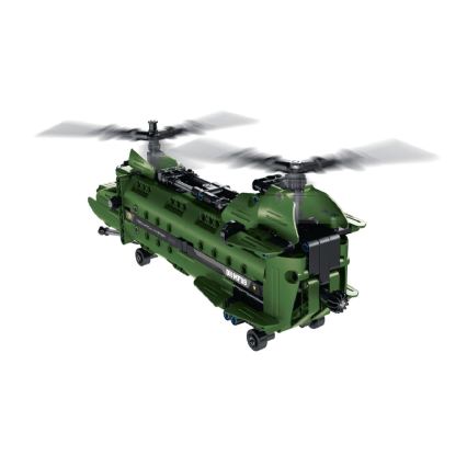 iM.Master - Kit de construcción 2 en 1: helicóptero con accionamiento mecánico, 393 piezas