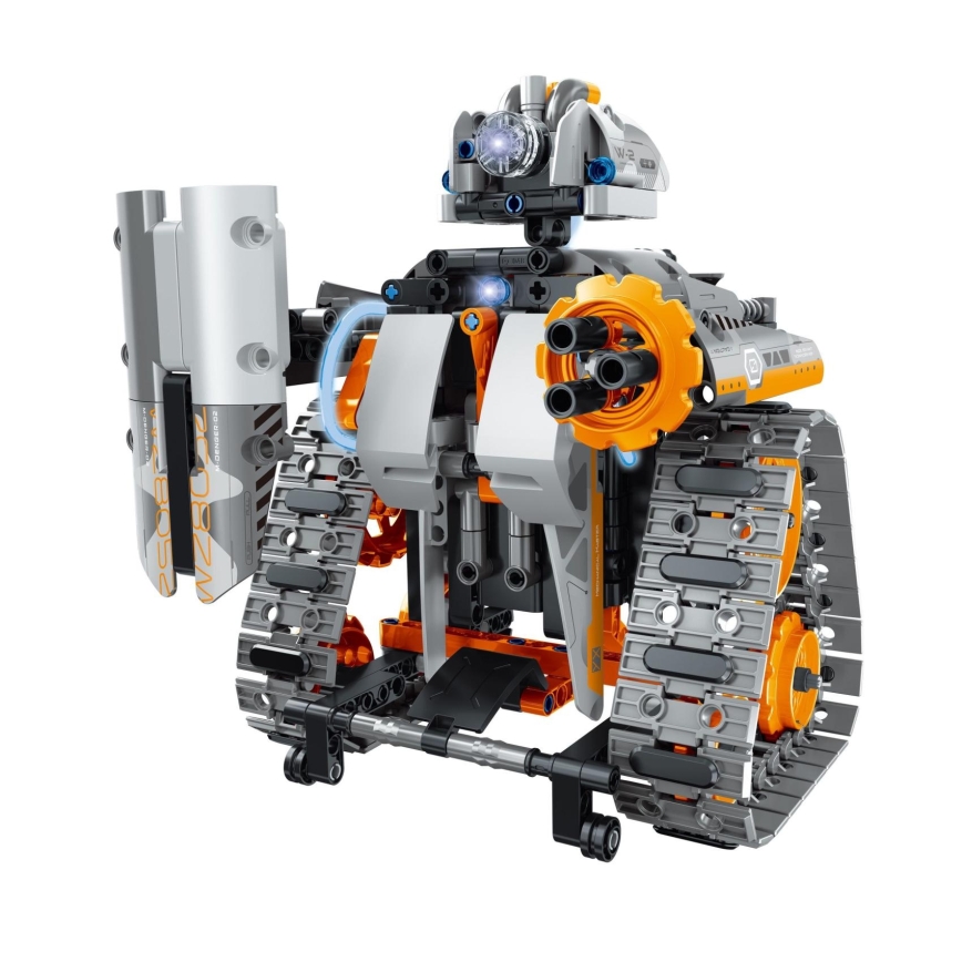 iM.Master - Kit de construcción tanque 4 en 1, 554 piezas, funciona con 2 pilas AA y mando a distancia