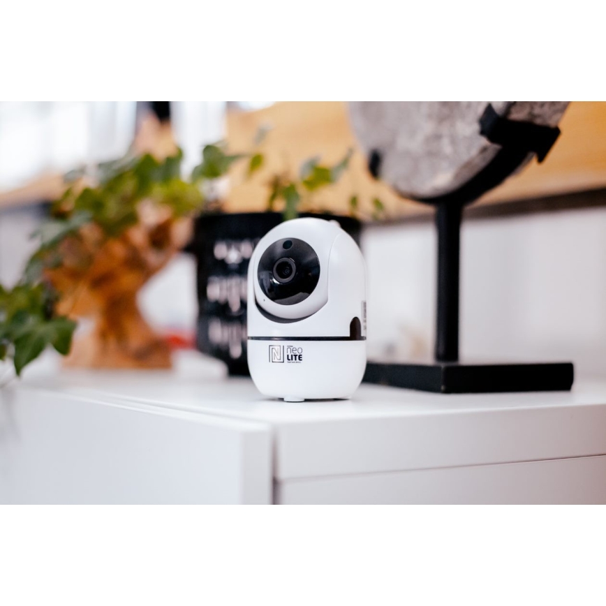 Immax 07701L - Cámara de interior VALL-I NEO LITE Smart P/T HD 2MP 1080p, Wi-Fi Tuya