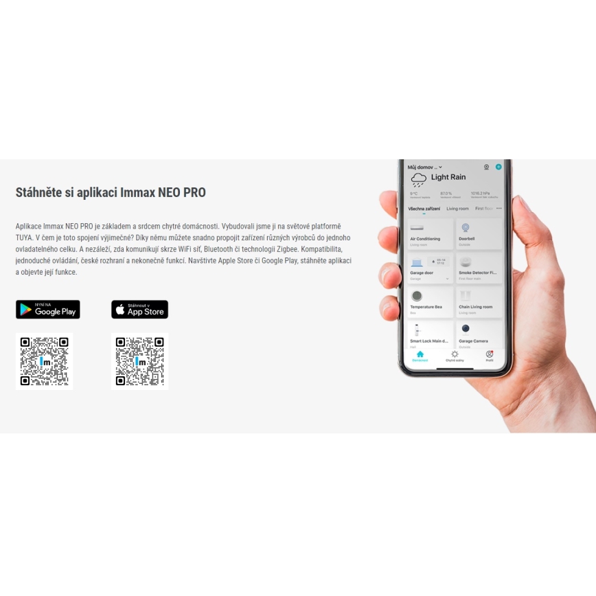 Immax 07701L - Cámara de interior VALL-I NEO LITE Smart P/T HD 2MP 1080p, Wi-Fi Tuya