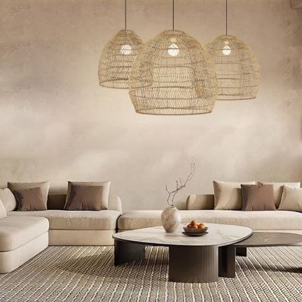 Lámpara colgante en cable BOHO DELICADO 1xE27/40W/230V Ø 60 cm