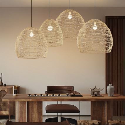 Lámpara colgante en cable BOHO DELICADO 1xE27/40W/230V Ø 60 cm