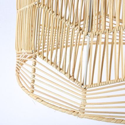 Lámpara colgante PELO 1xE27/40W/230V diá. 50 cm ratán
