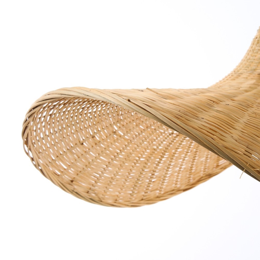 Immax 08289L - Lámpara colgante SOMBRERO 1xE27/40W/230V diá. 70 cm ratán
