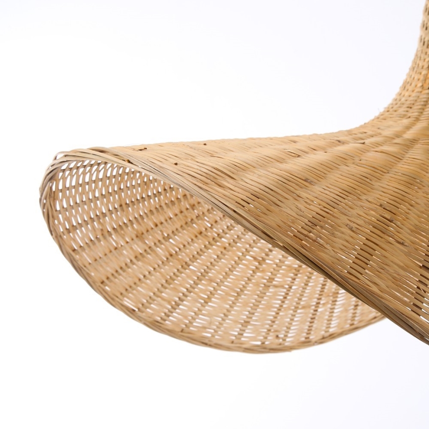 Immax 08290L - Lámpara colgante SOMBRERO 1xE27/40W/230V diá. 80 cm ratán