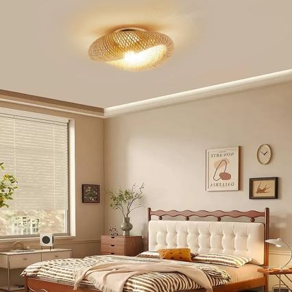 Lámpara de techo BOHO HILO 1xE27/40W/230V, de 60 cm de diámetro