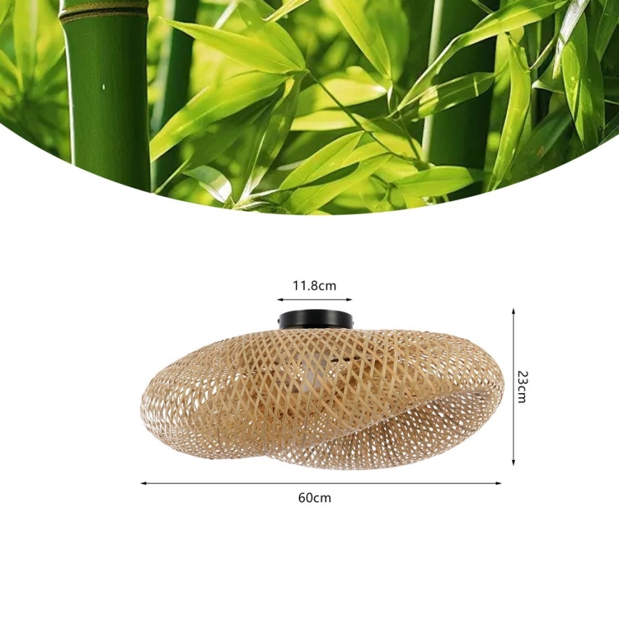 Lámpara de techo BOHO HILO 1xE27/40W/230V, de 60 cm de diámetro