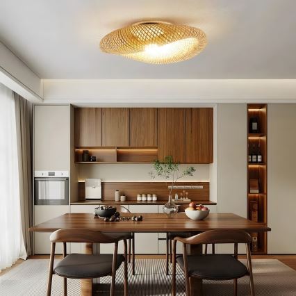 Lámpara de techo BOHO HILO 1xE27/40W/230V Ø 80 cm