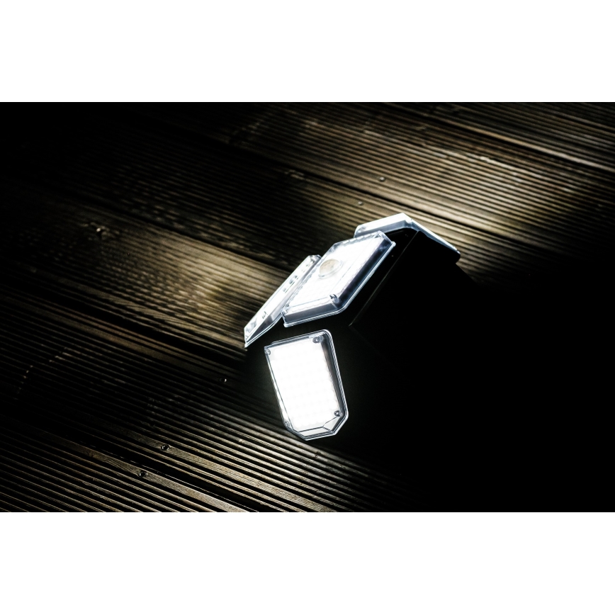 Aplique LED solar con sensor LED/5W/5,5V IP65 2400 mAh