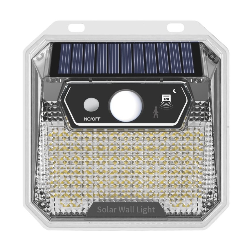 Aplique LED solar con sensor LED/3W/5,5V IP65 1200 mAh