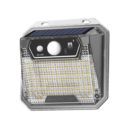Aplique LED solar con sensor LED/3W/5,5V IP65 1200 mAh