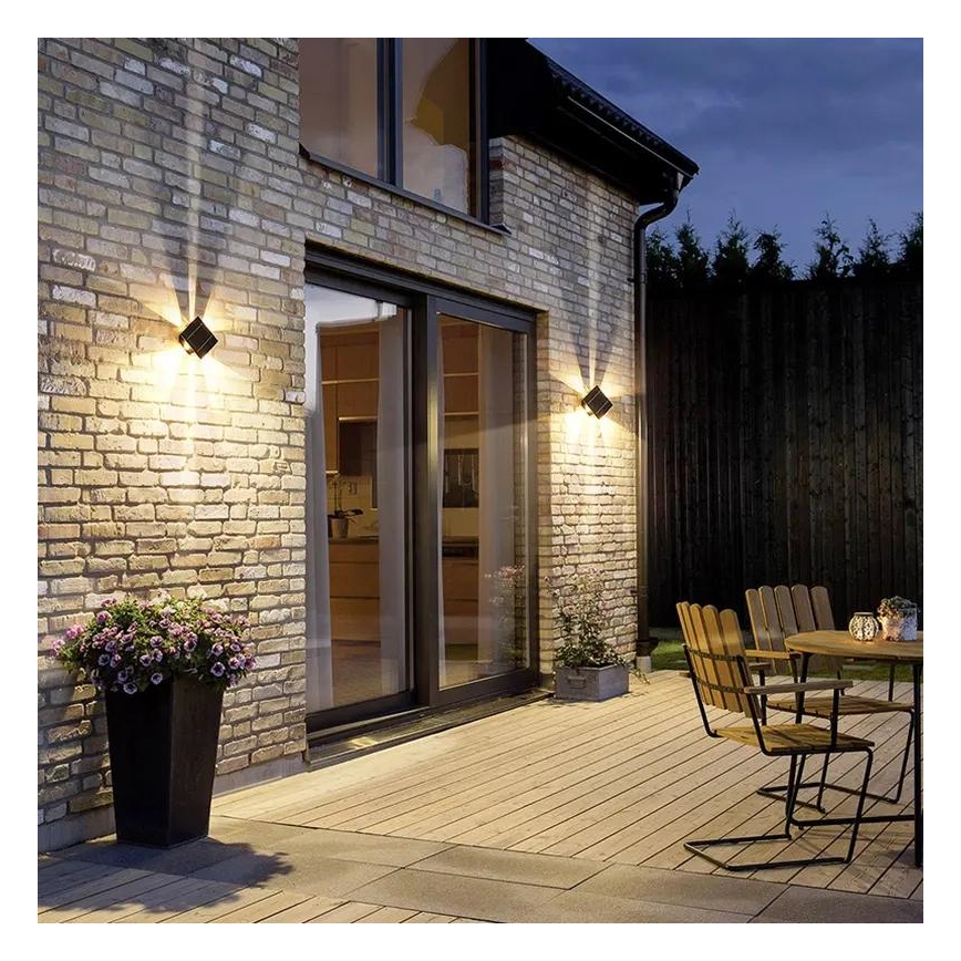 Aplique LED solar con sensor LED/2W/5V IP54 1300 mAh