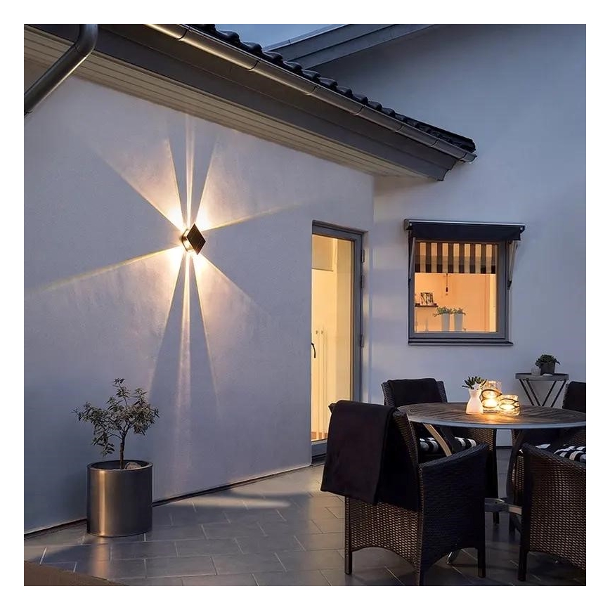 Aplique LED solar con sensor LED/2W/5V IP54 1300 mAh