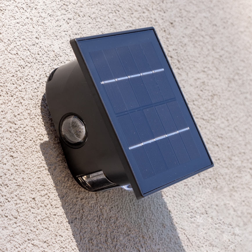 Aplique LED solar con sensor LED/2W/5V IP54 1300 mAh