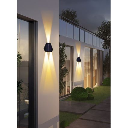 Aplique LED solar con sensor LED/2W/5V IP54 1300 mAh