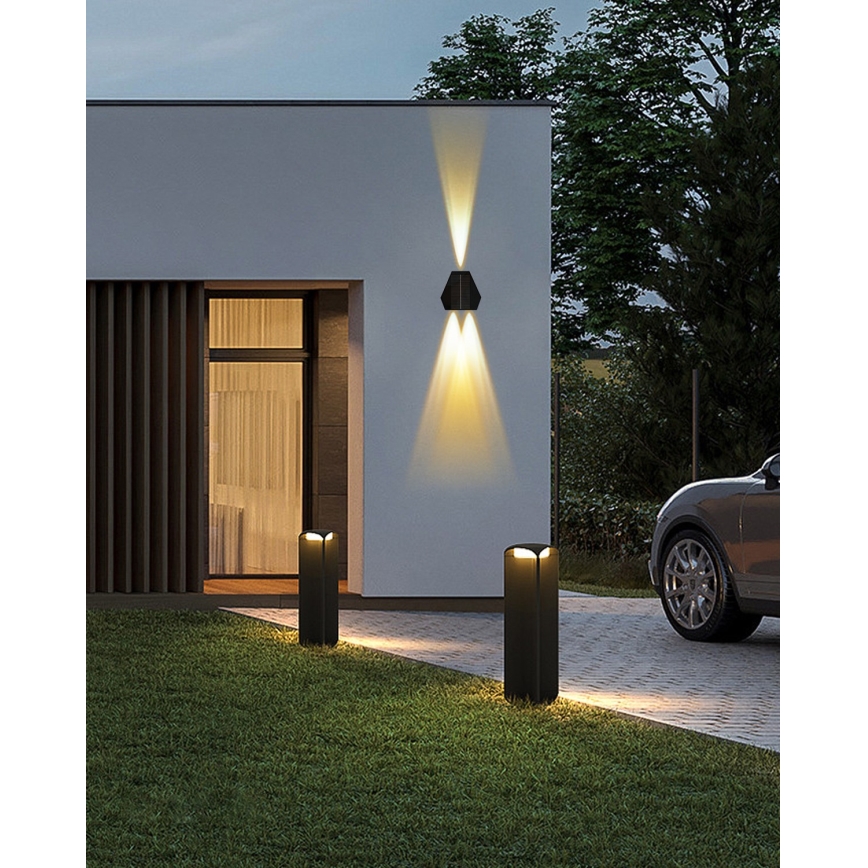 Aplique LED solar con sensor LED/2W/5V IP54 1300 mAh
