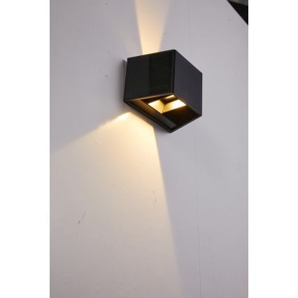 Lámpara de pared solar LED con sensor LED/2W/5V IP54 1300 mAh