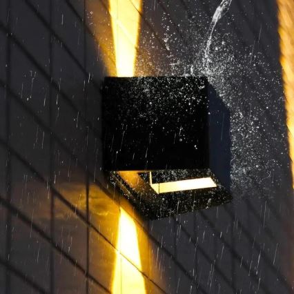 Lámpara de pared solar LED con sensor LED/2W/5V IP54 1300 mAh