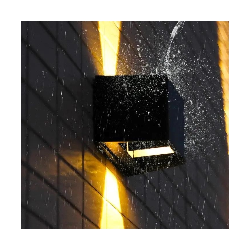 Lámpara de pared solar LED con sensor LED/2W/5V IP54 1300 mAh