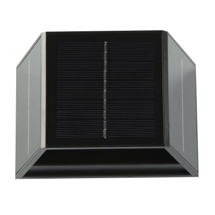 Lámpara de pared solar LED con sensor LED/2W/5V IP54 1300 mAh