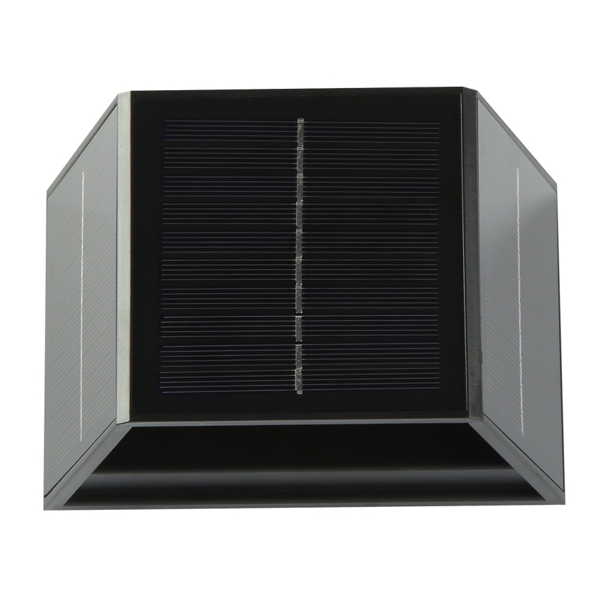 Lámpara de pared solar LED con sensor LED/2W/5V IP54 1300 mAh