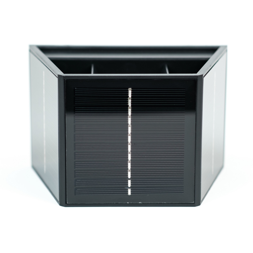 Lámpara de pared solar LED con sensor LED/2W/5V IP54 1300 mAh