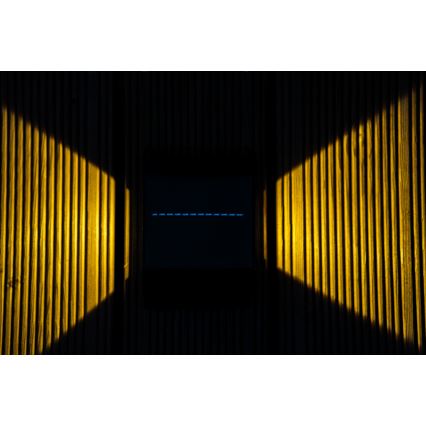 Lámpara de pared solar LED con sensor LED/2W/5V IP54 1300 mAh