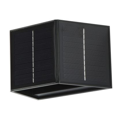 Lámpara de pared solar LED con sensor LED/2W/5V IP54 1300 mAh
