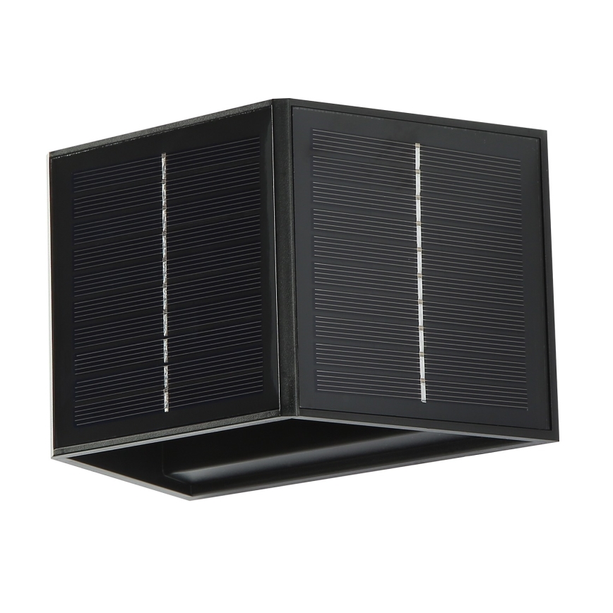 Lámpara de pared solar LED con sensor LED/2W/5V IP54 1300 mAh