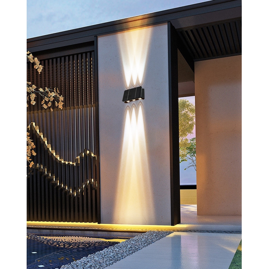 Aplique LED solar con sensor LED/2W/5V IP54 1300 mAh