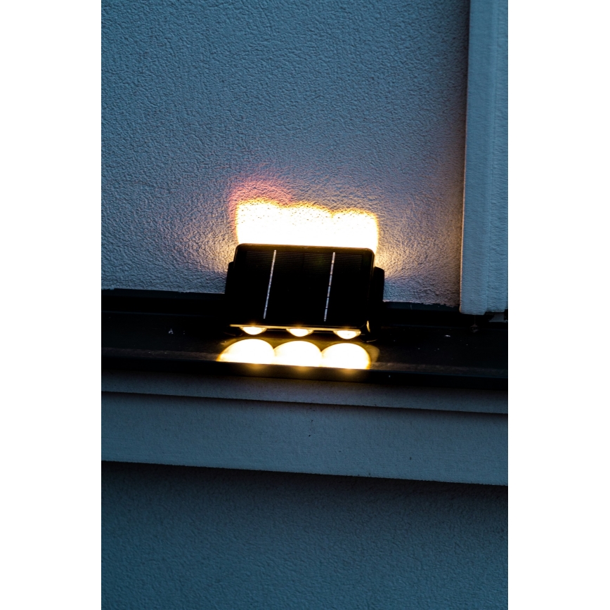 Aplique LED solar con sensor LED/2W/5V IP54 1300 mAh