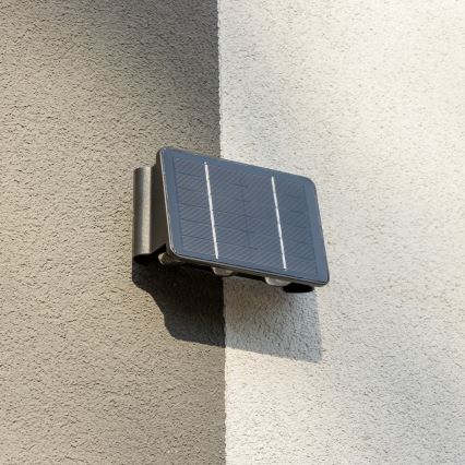 Aplique LED solar con sensor LED/2W/5V IP54 1300 mAh