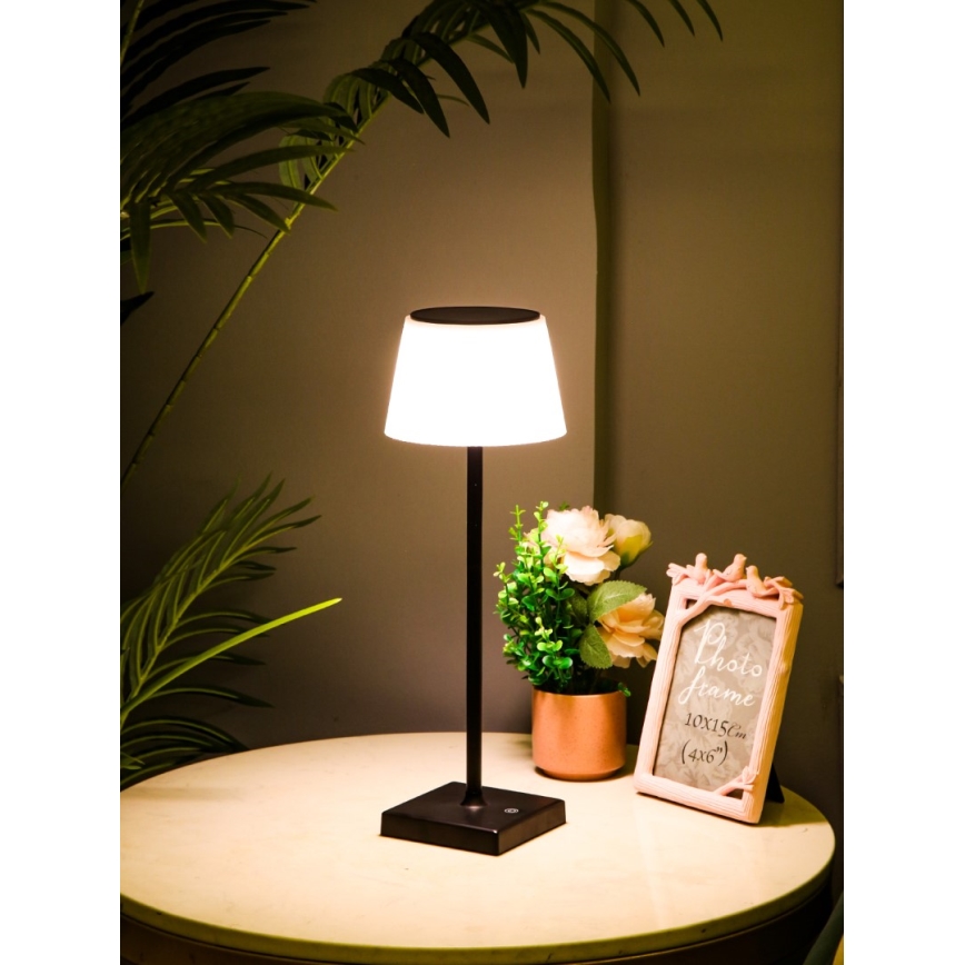 Lámpara solar LED de exterior regulable con sensor LED/4W/5V IP44 3600 mAh