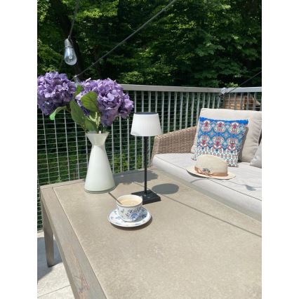 Lámpara solar LED de exterior regulable con sensor LED/4W/5V IP44 3600 mAh