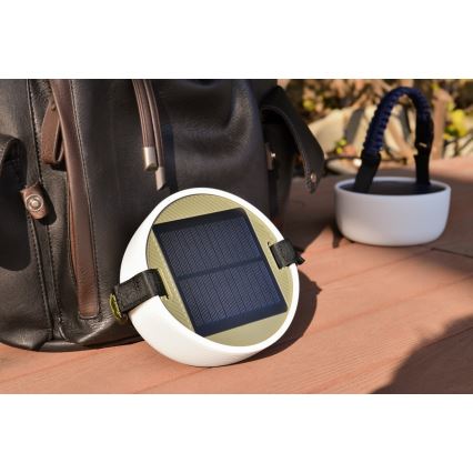 Lámpara solar portátil recargable LED RGB con cadena LED LED/10W/5V 3600 mAh IP65 3600 mAh