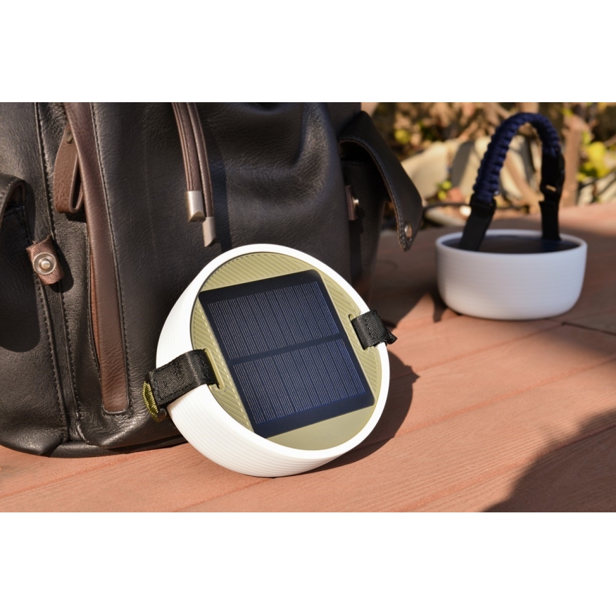 Lámpara solar portátil recargable LED RGB con cadena LED LED/10W/5V 3600 mAh IP65 3600 mAh