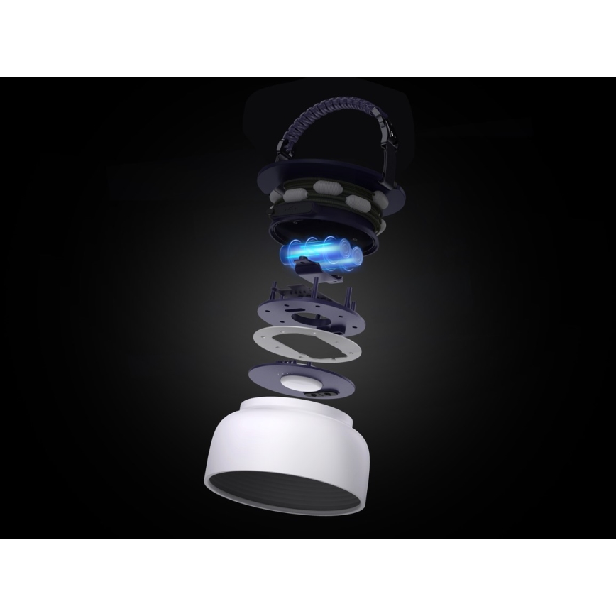 Lámpara solar portátil recargable LED RGB con cadena LED LED/10W/5V 3600 mAh IP65 3600 mAh