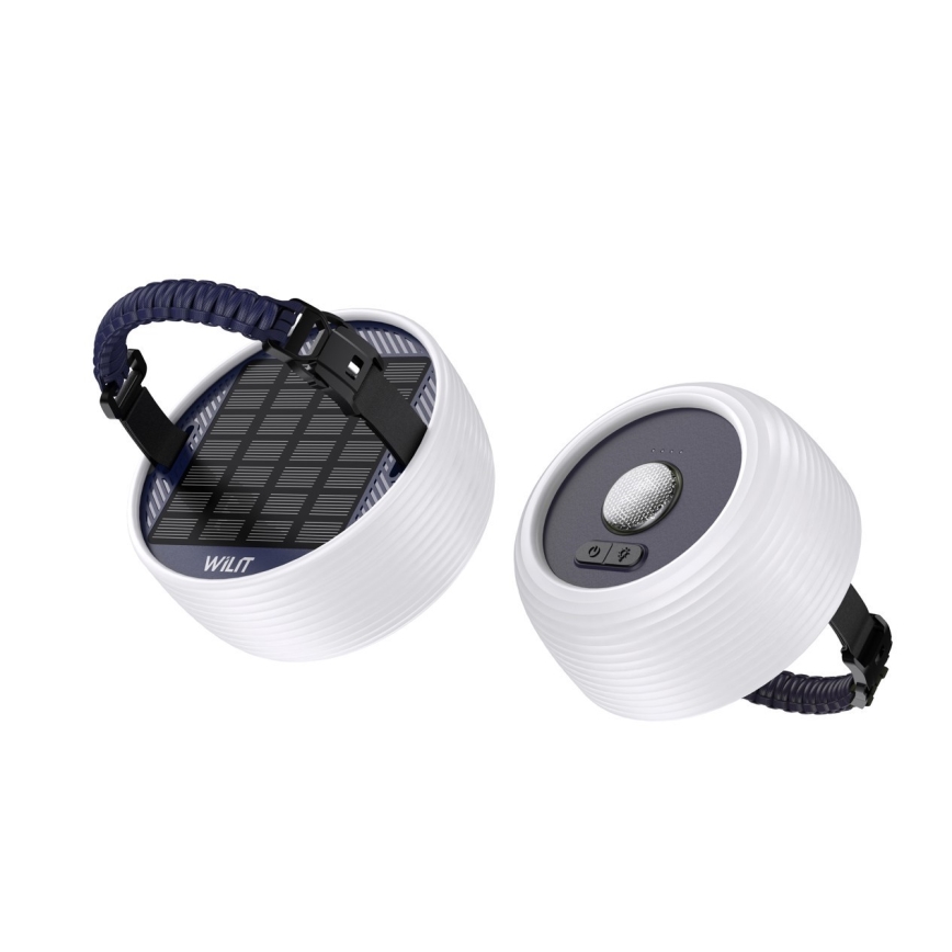 Lámpara solar portátil recargable LED RGB con cadena LED LED/10W/5V 3600 mAh IP65 3600 mAh