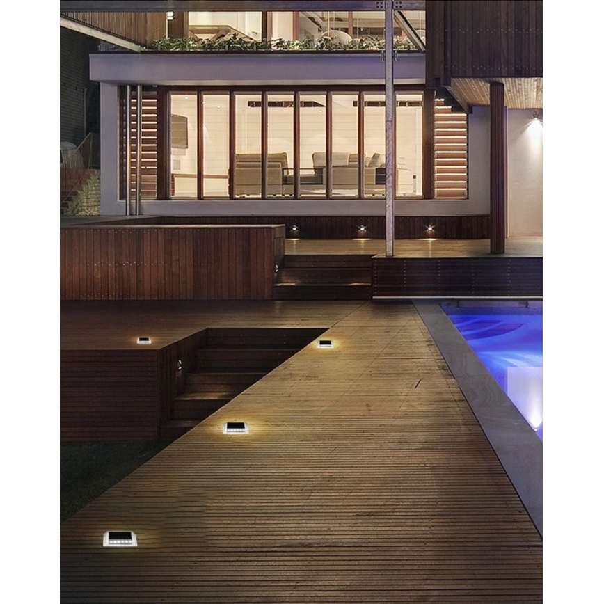 Iluminación solar LED para exterior con sensor LED/0,03W/1,2V IP54 800 mAh