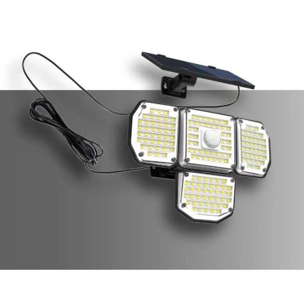 Aplique LED solar con sensor LED/5W/5,5V 3000K/6500K IP44 1200 mAh