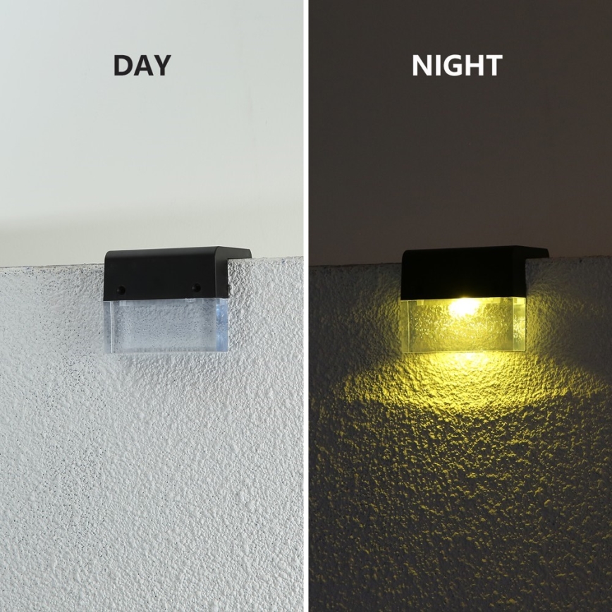 SET 6x LED RGB Aplique solar LED/1W/1,2V 3500K IP65