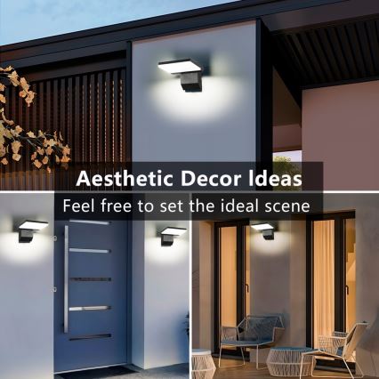 Aplique de pared exterior LED MODERN LED/18W/230V IP65